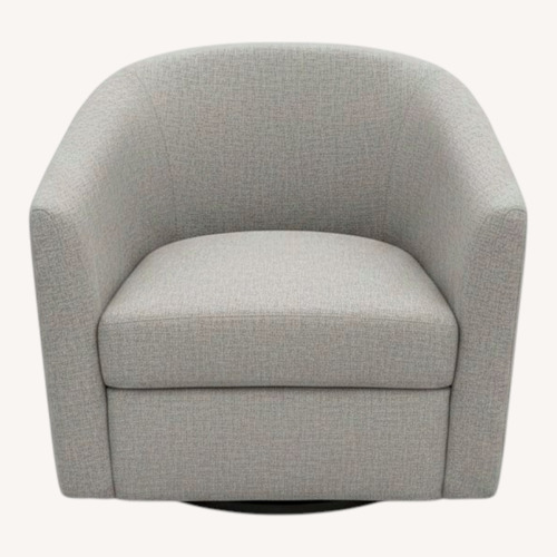 Used Light Gray Fabric Accent Chair for sale on AptDeco