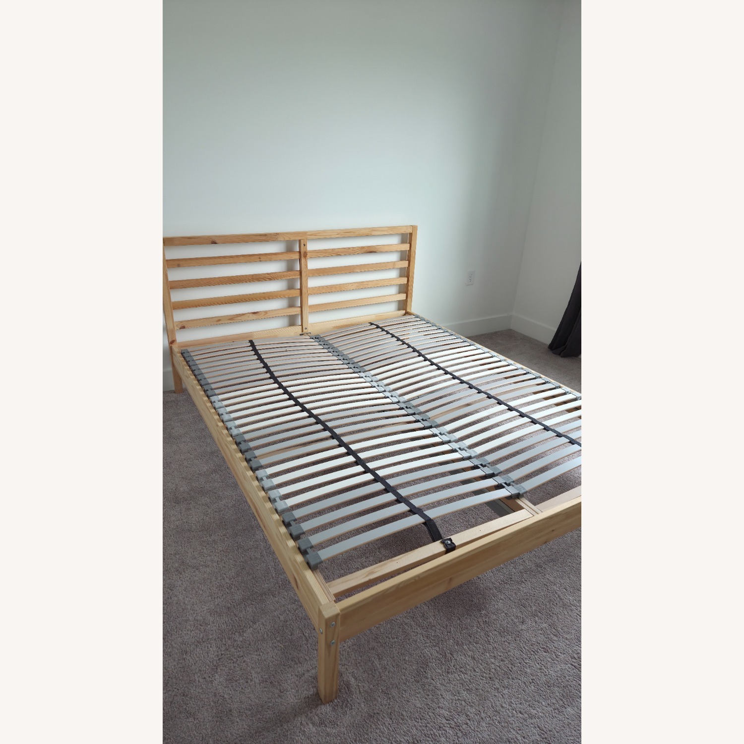 IKEA TARVA Natural Wood Queen Bed - image-2