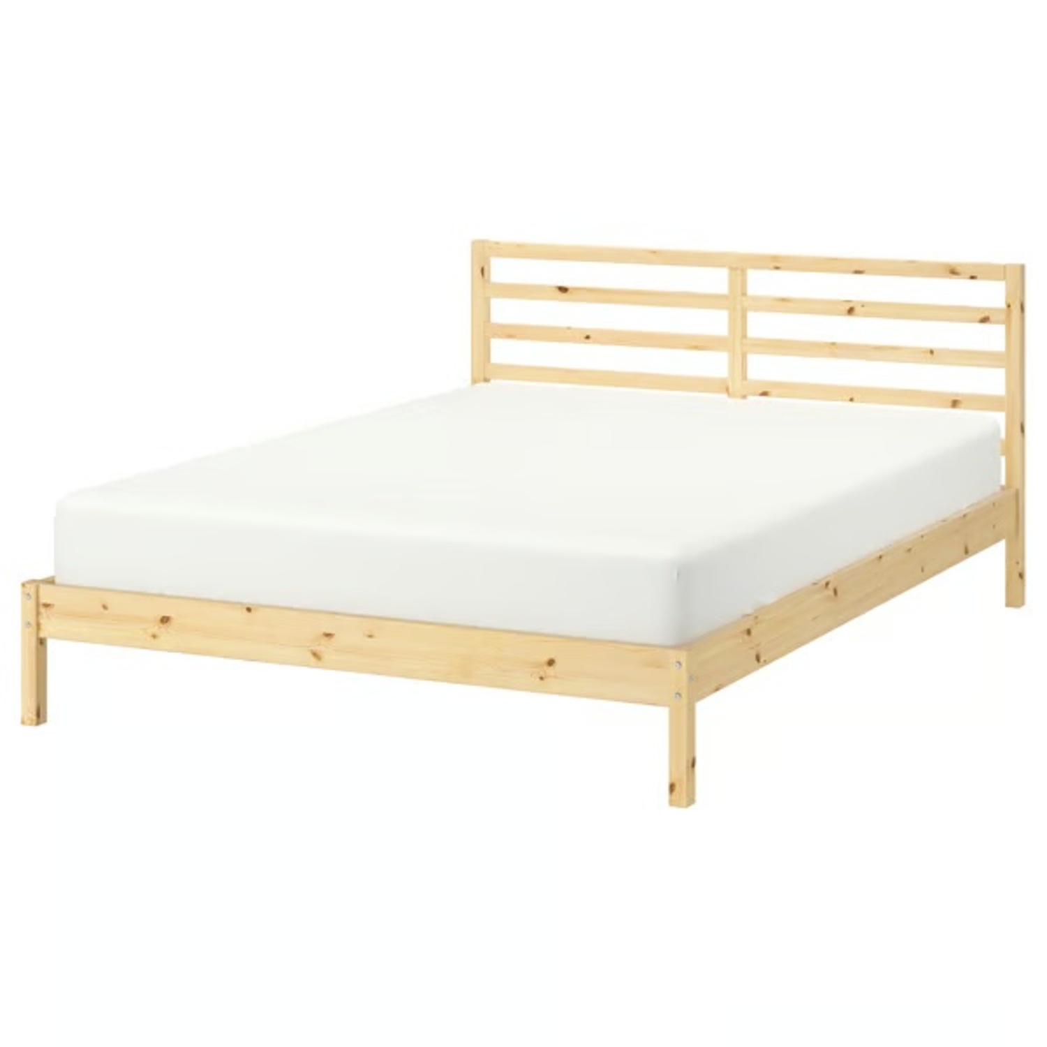 IKEA TARVA Natural Wood Queen Bed - image-5