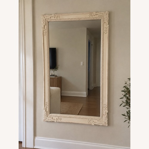 Used Restoration Hardware Vintage Hand-Carved Mirror  for sale on AptDeco
