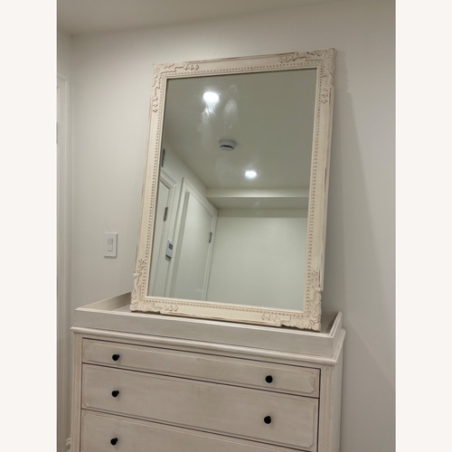 Used Restoration Hardware Vintage Hand-Carved Mirror  for sale on AptDeco