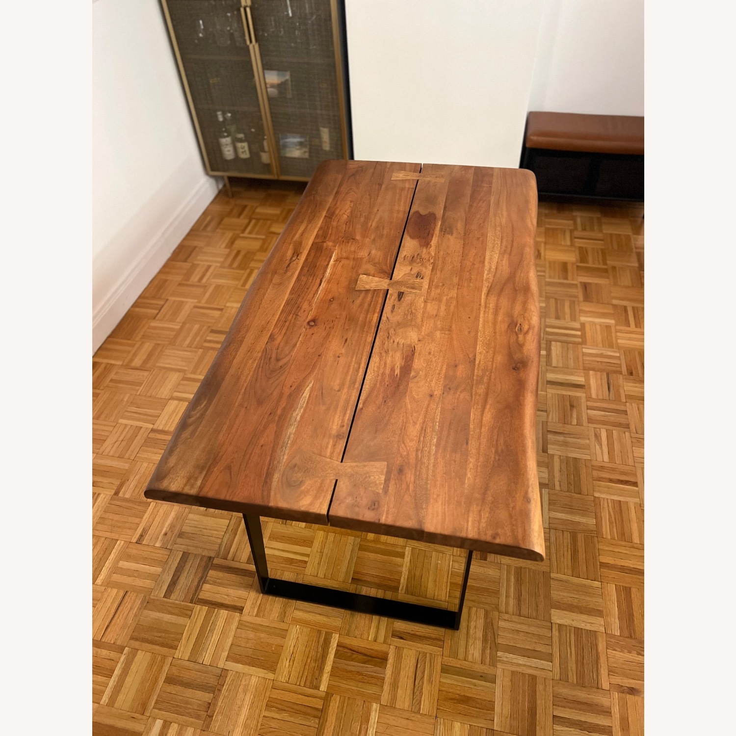 Crate & Barrel Yukon 58" Dining Table - image-3