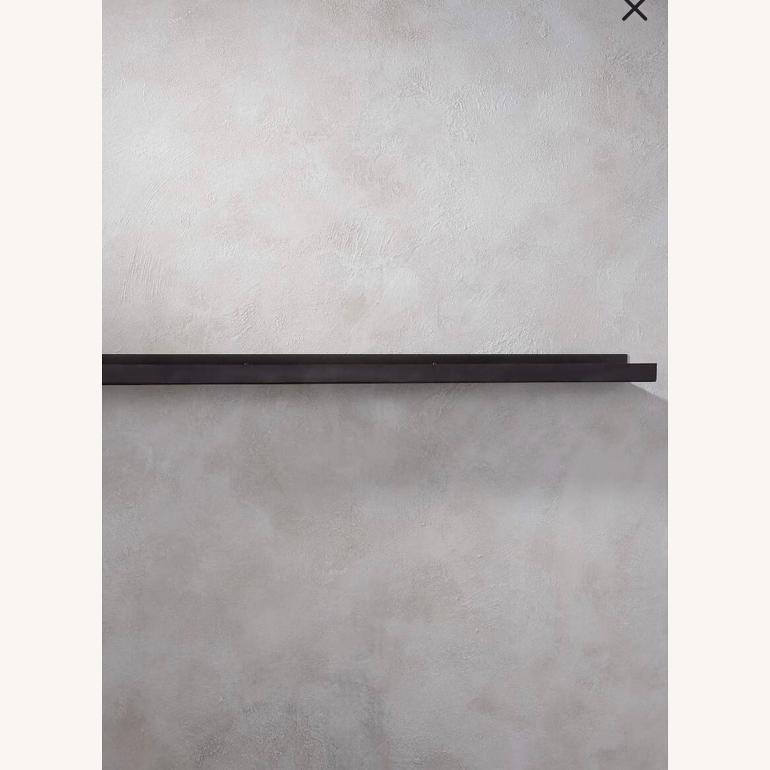 CB2 Metal Wall Ledge Gunmetal 48" - image-4