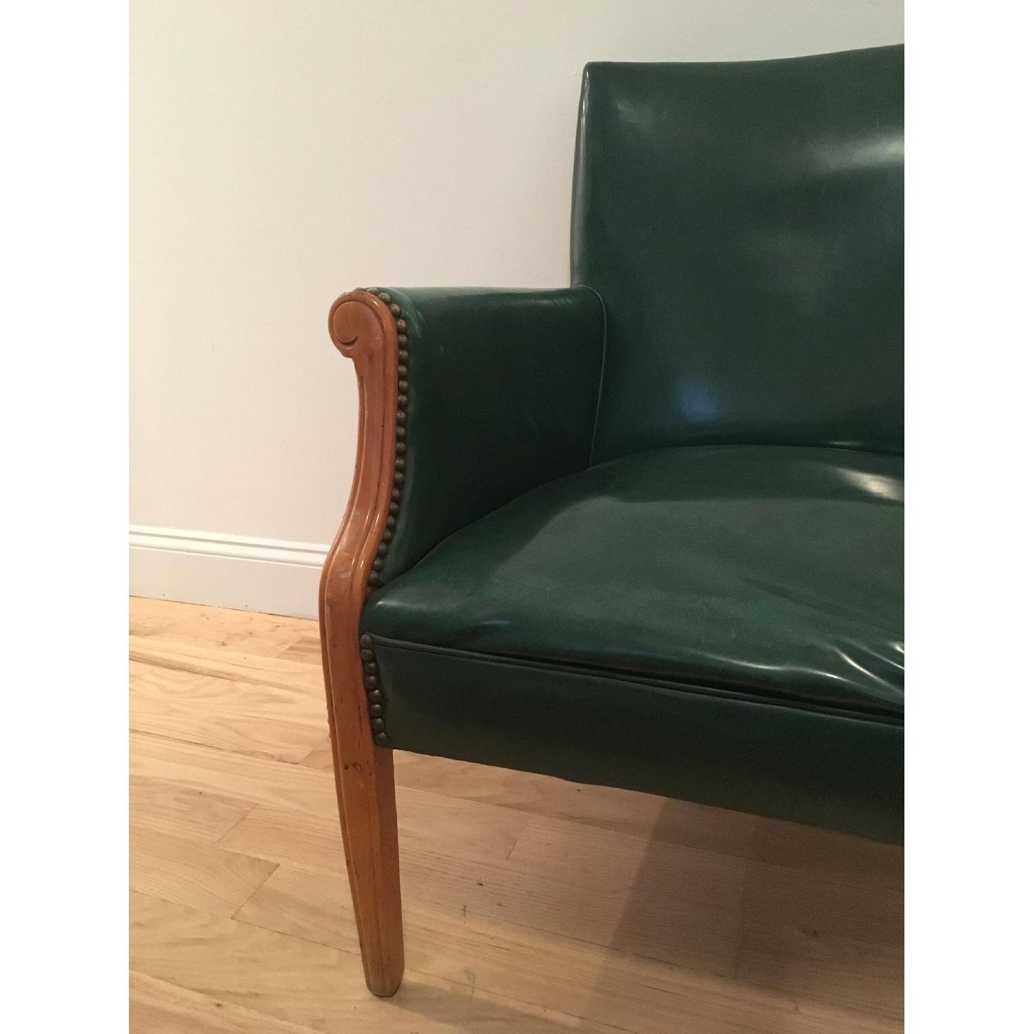Mid-Century Vintage Emerald Green Armchair - image-3