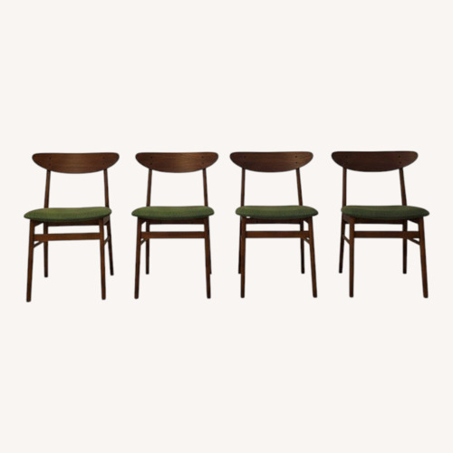 Used 4 Refurbished Danish Dining Chairs (Teak) for sale on AptDeco