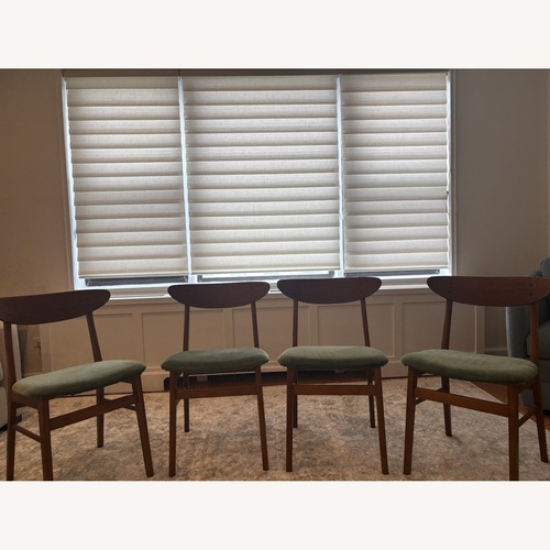 Used 4 Refurbished Danish Dining Chairs (Teak) for sale on AptDeco