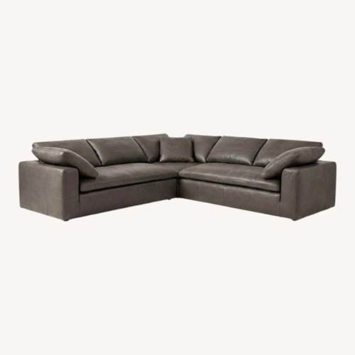 Used Restoration Hardware Cloud Leather Sectional for sale on AptDeco