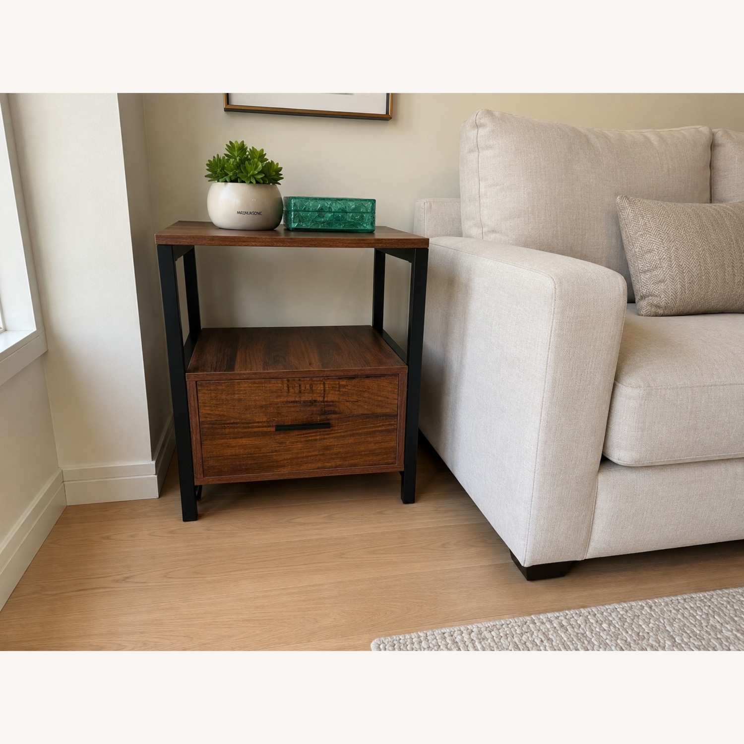 Wooden Corner Table - image-2