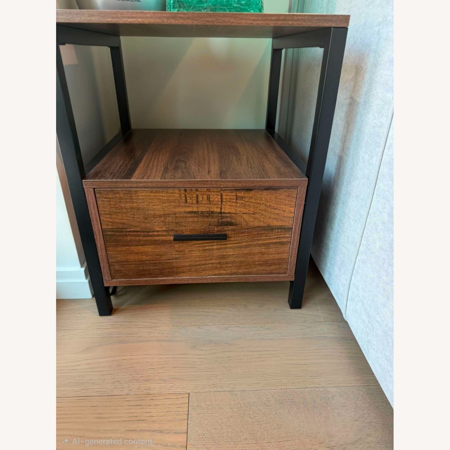 Wooden Corner Table - image-1