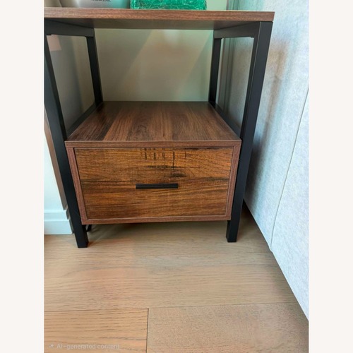 Used Wooden Corner Table for sale on AptDeco