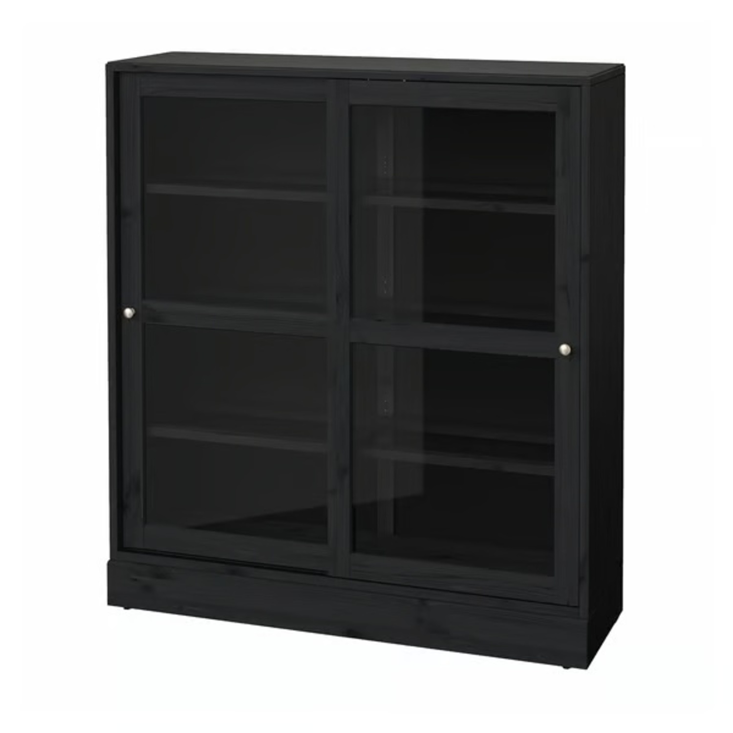 IKEA Havsta Cabinet Set in Dk Grey/ Black - image-4