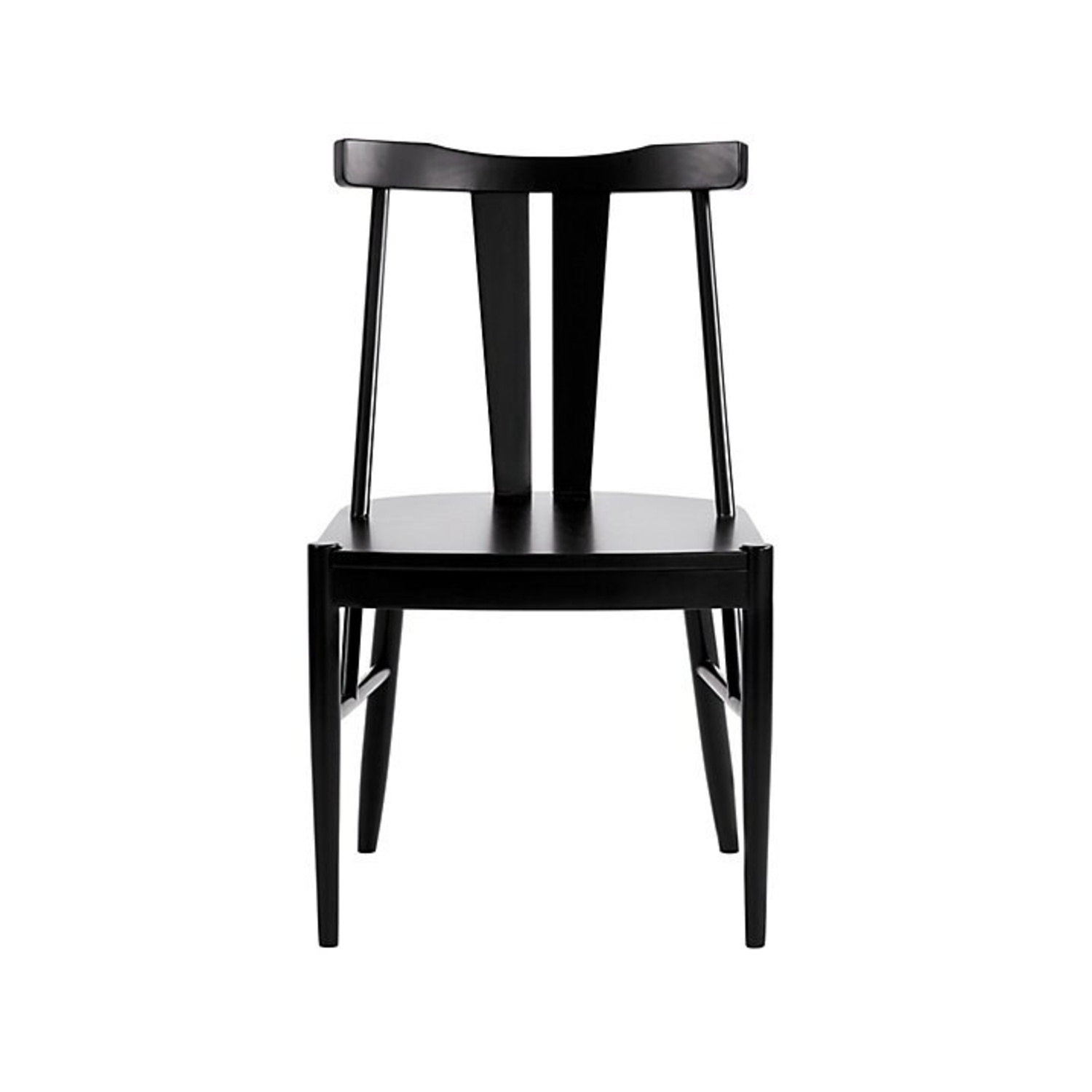 Ballard Designs Bentham Black Wood Dining Chairs - image-4