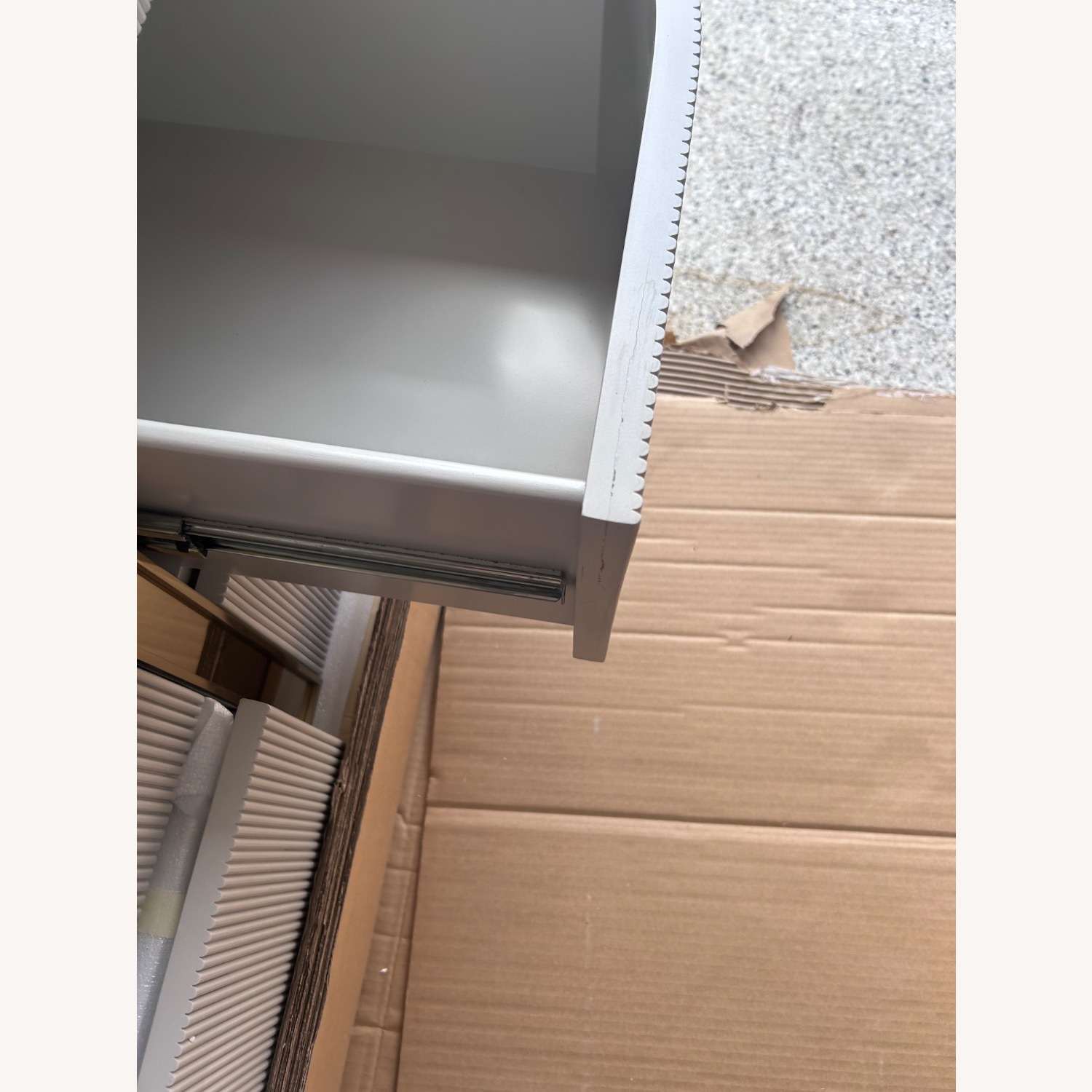 Walter E.Smithe Light Gray Dresser - image-2
