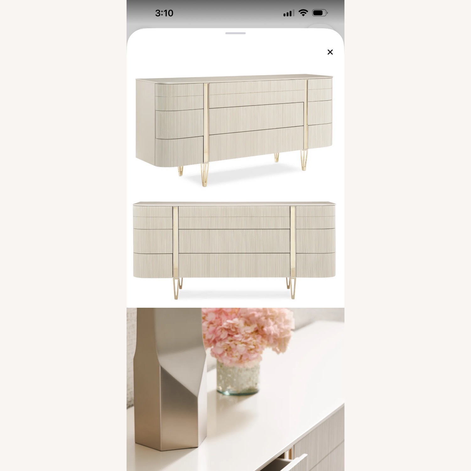 Walter E.Smithe Light Gray Dresser - image-7