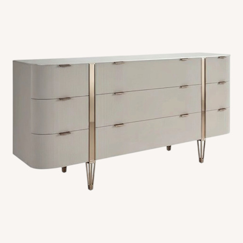 Used Walter E.Smithe Light Gray Dresser for sale on AptDeco