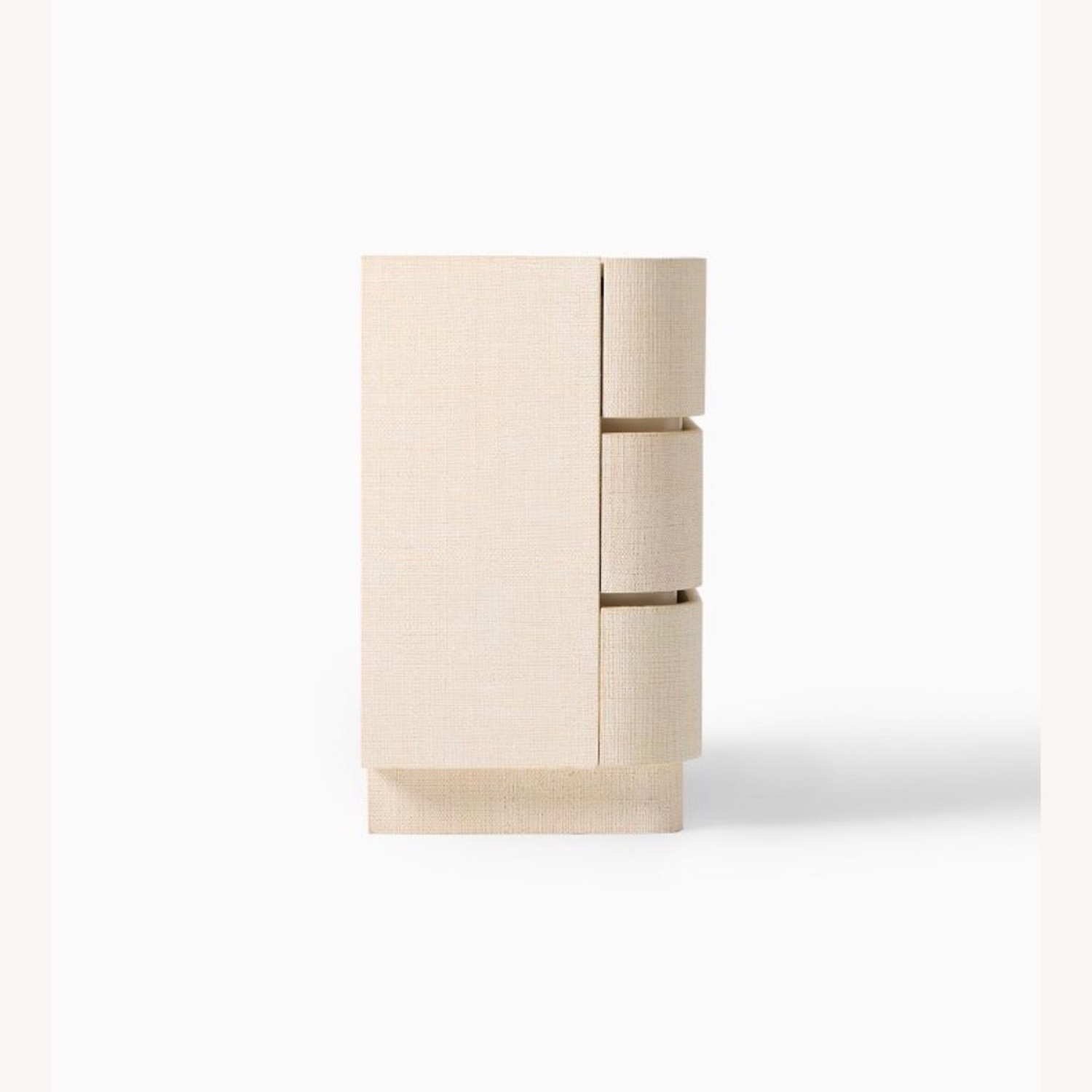 West Elm Solstice Dresser Whitewash Raffia 60” - image-8