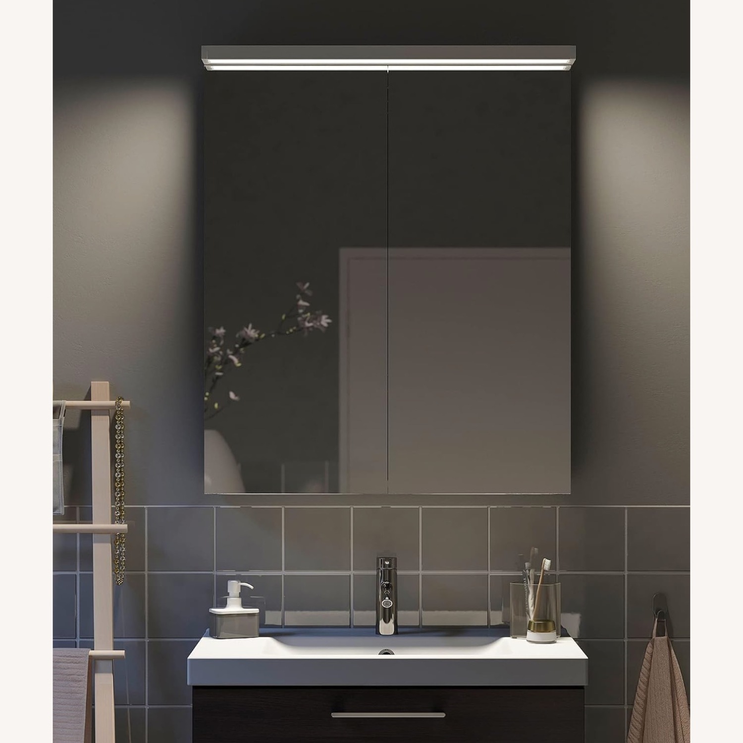 IKEA GODMORGON Mirrored Cabinets 2 - image-2