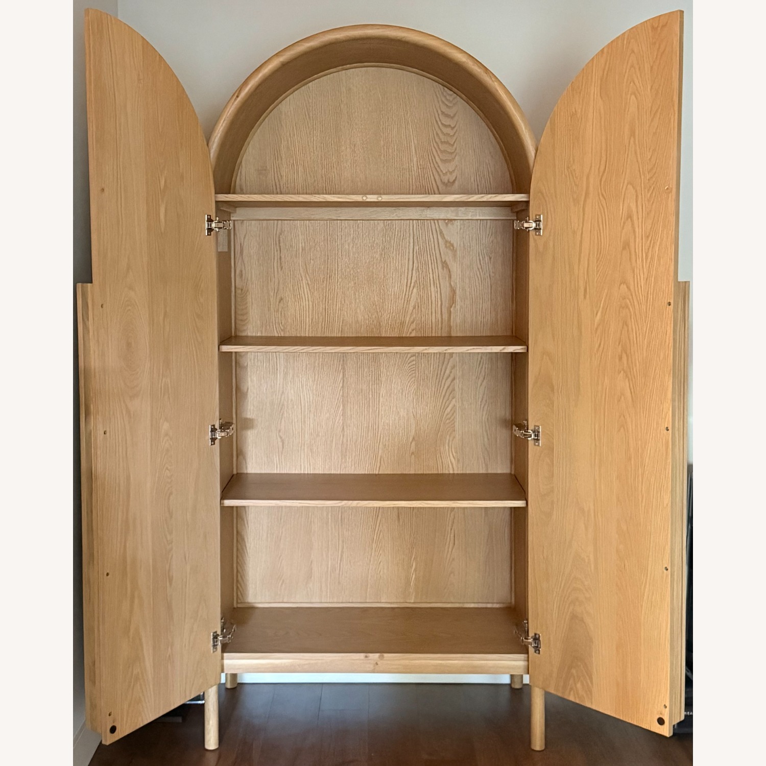 Crate & Barrel Annie Natural Storage Cabinet - image-3