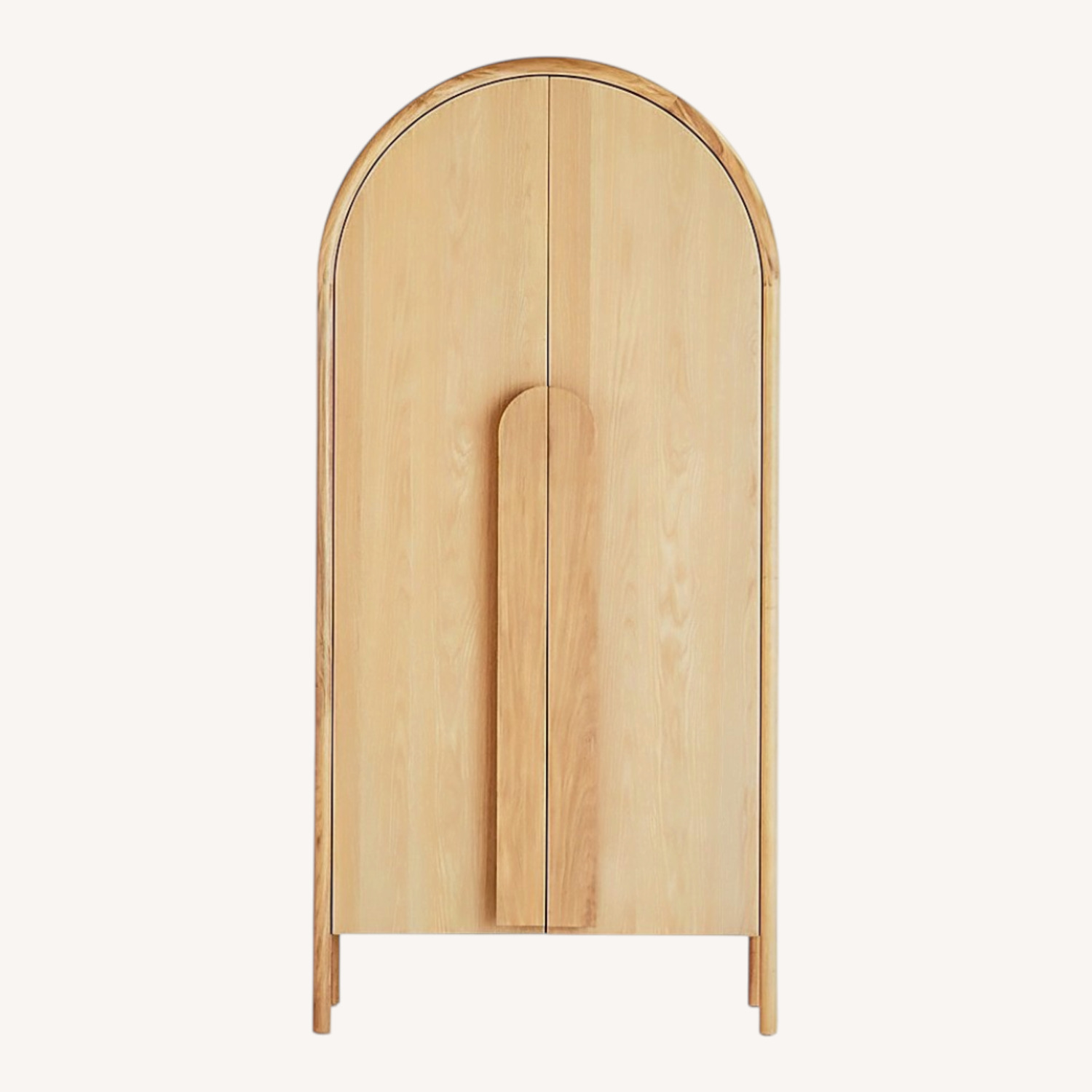 Crate & Barrel Annie Natural Storage Cabinet - image-0