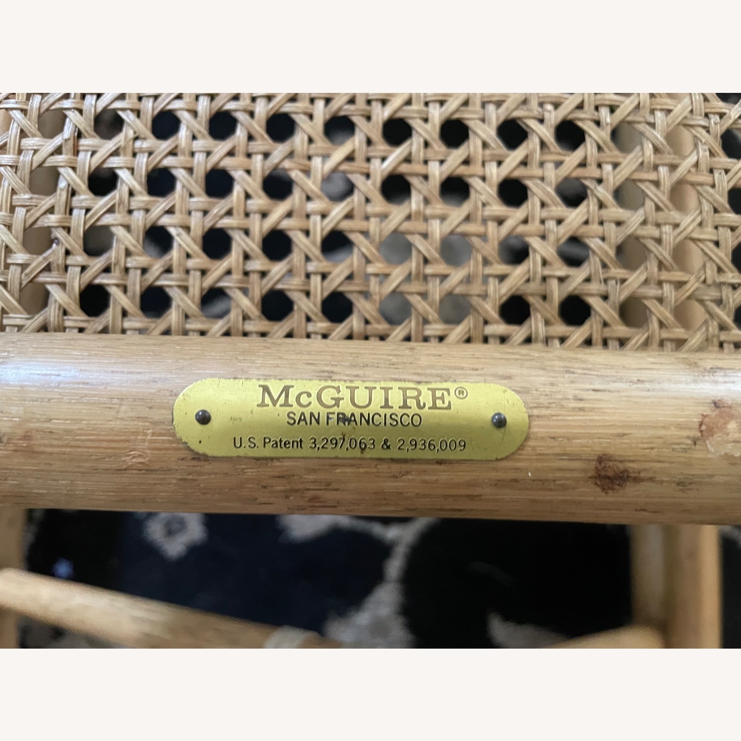 Vintage Maguire Bamboo and Glass Coffee Table - image-3