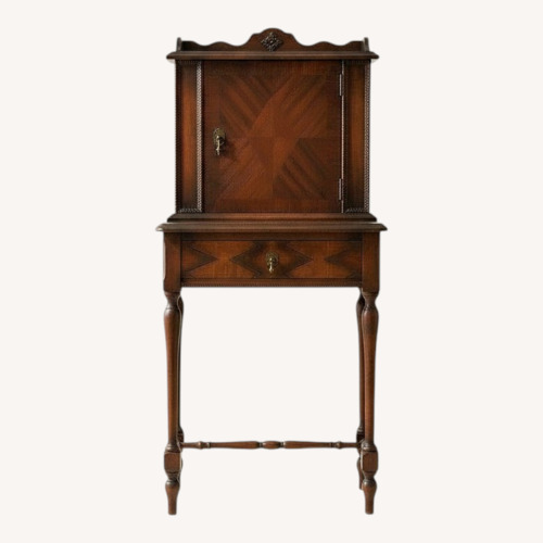 Used Vintage Mahogany Phone Cabinet for sale on AptDeco