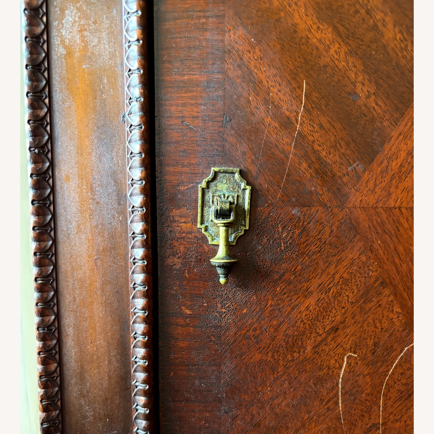 Vintage Mahogany Phone Cabinet - image-3