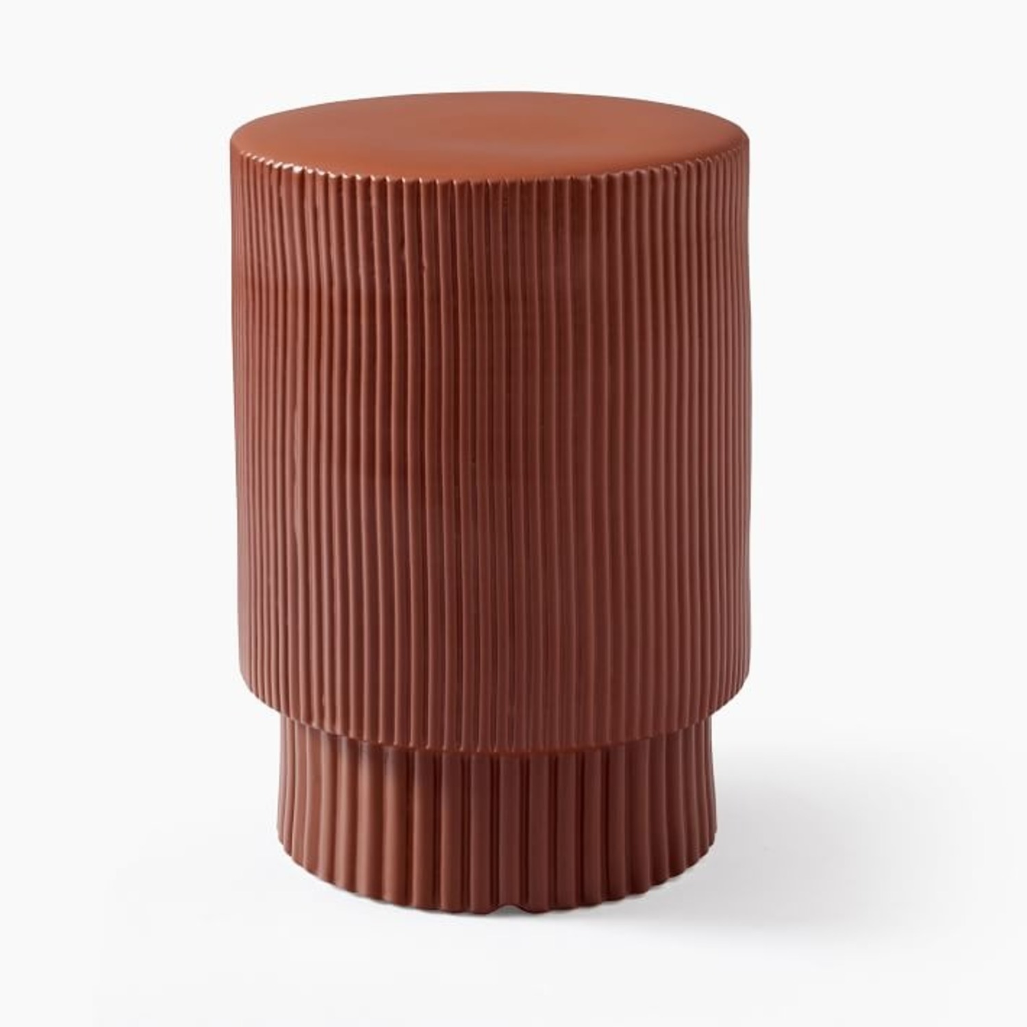 West Elm Fluted Side Tables Set of 2 - image-2