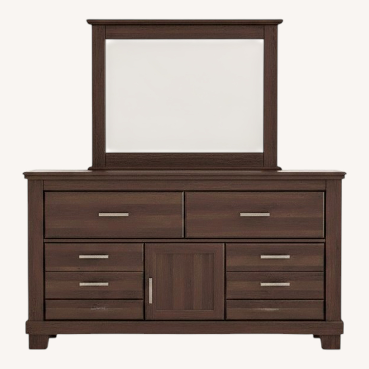 Dark Brown Wood Dresser - image-0