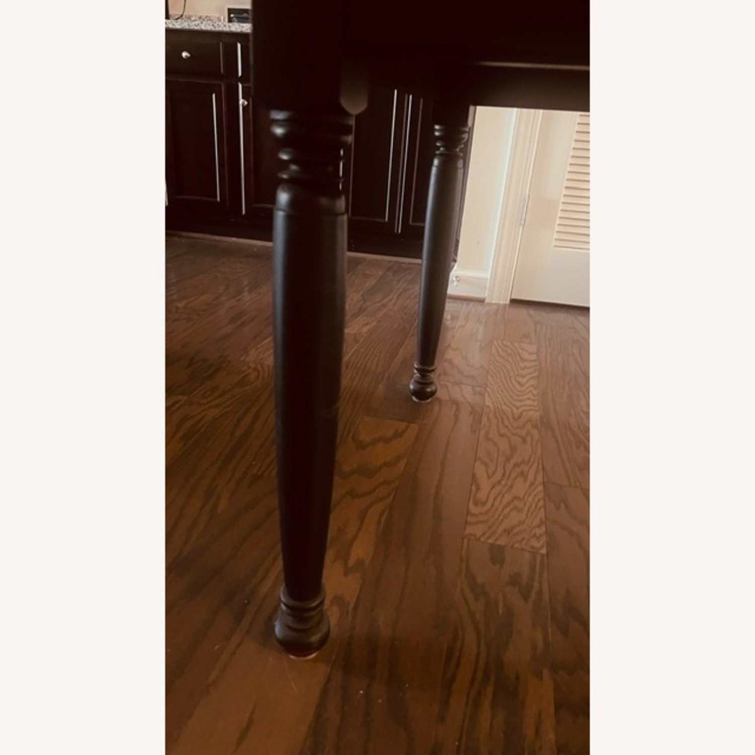 Dining Room Table Round Tiger Maple Top - image-4