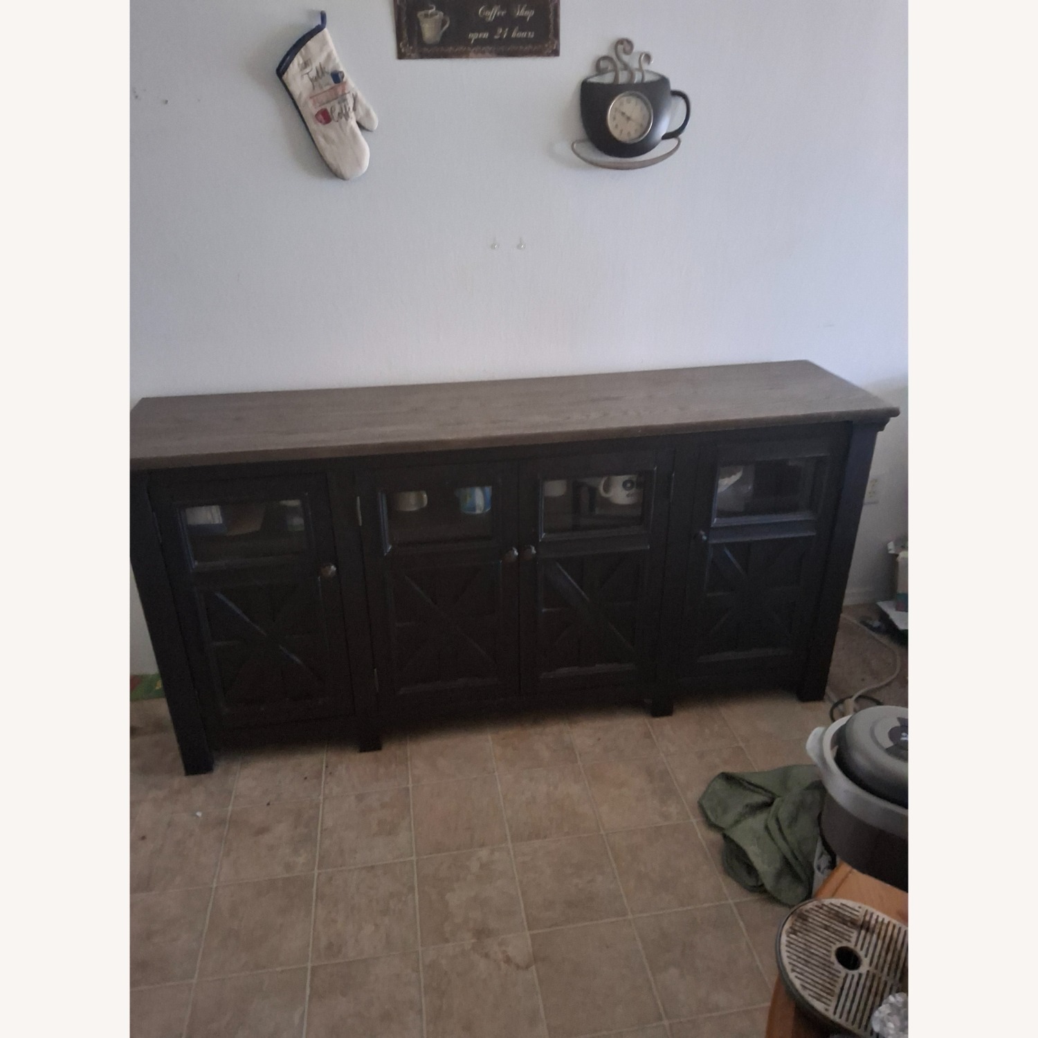 Ashley Furniture Tyler Black Wood Sideboard - image-11