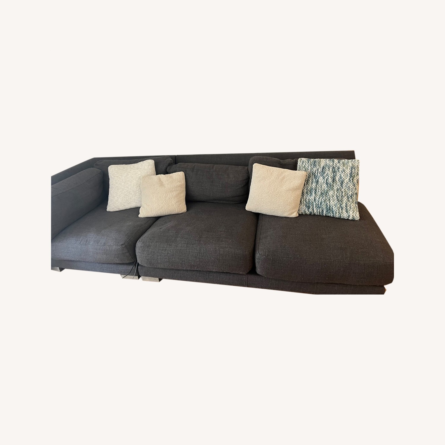 CB2 Earth 2 Piece Sectional - image-1