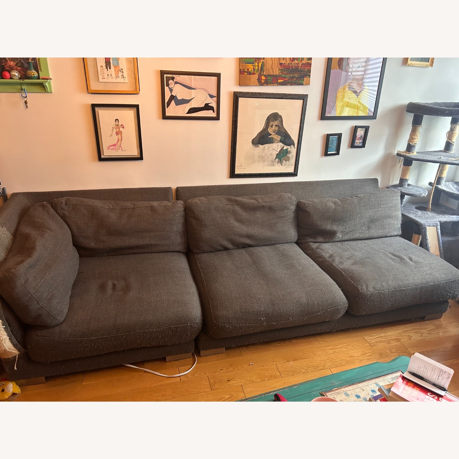 CB2 Earth 2 Piece Sectional - image-2