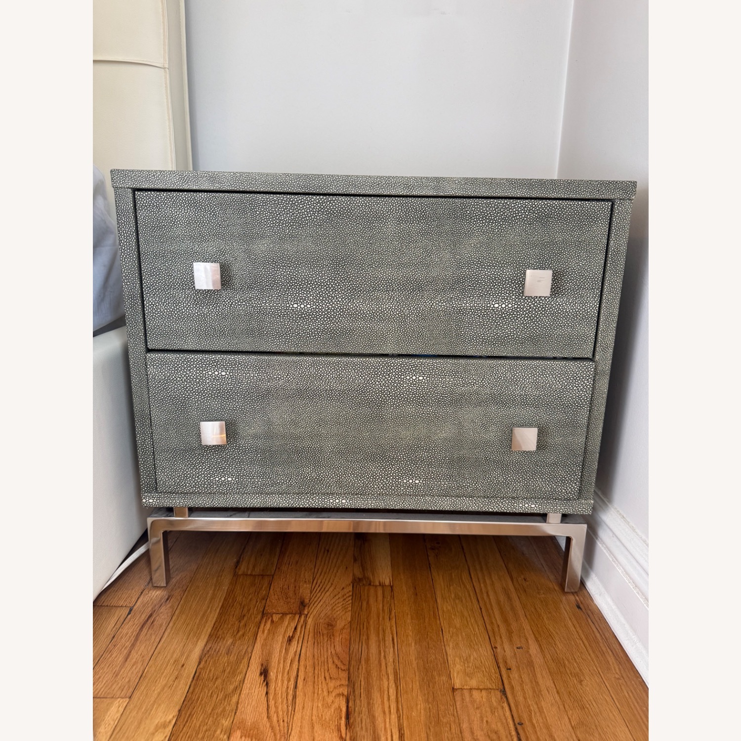 CB2 Green Nightstands - image-1