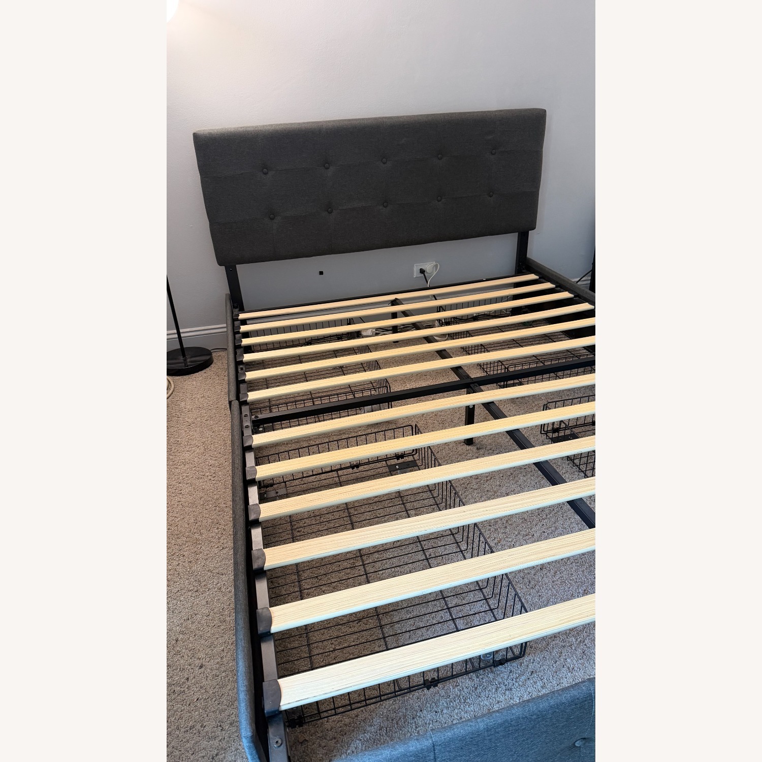 Allewie Upholstered Queen Bed Storage & Headboard - image-5