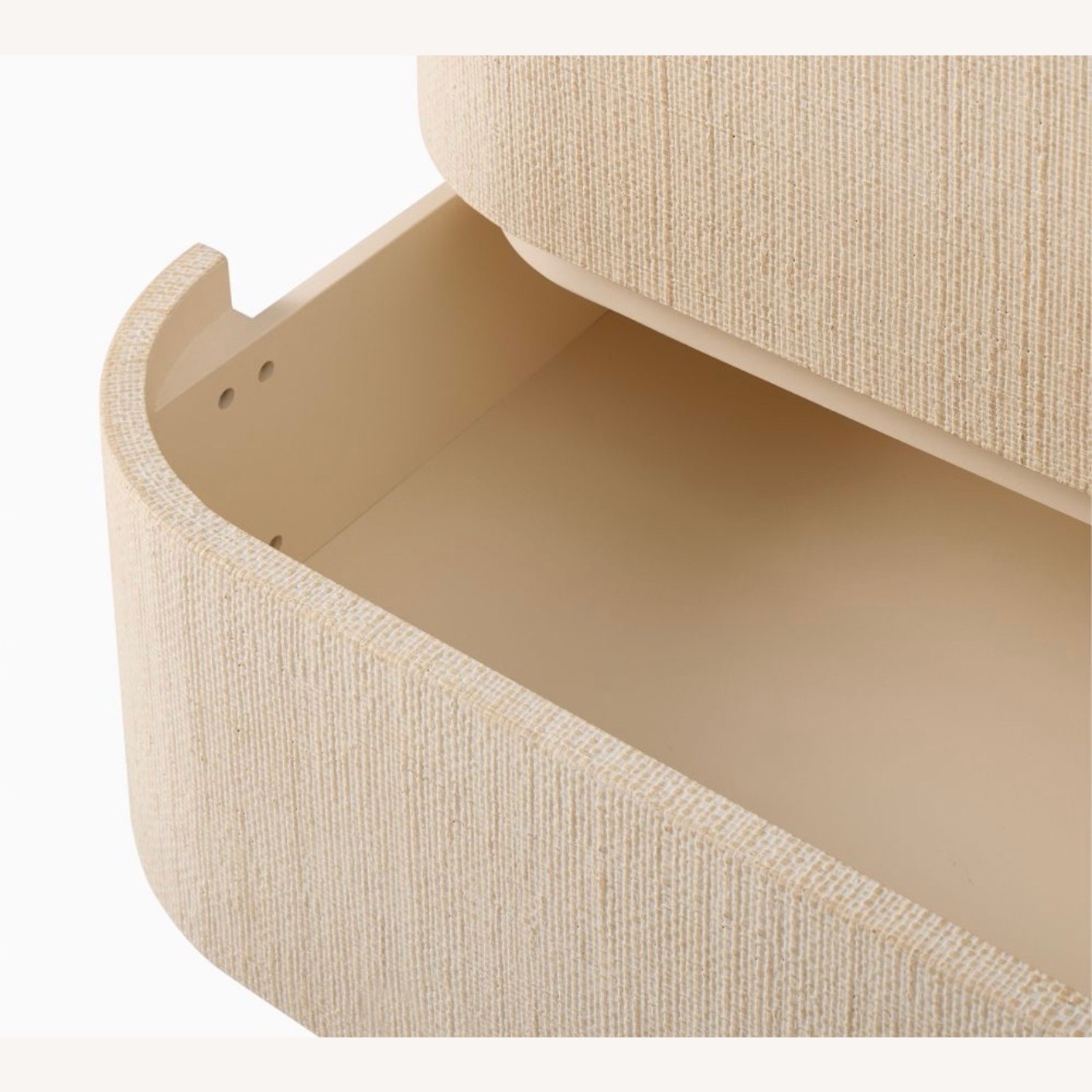 West Elm Solstice Dresser Whitewash Raffia (76”) - image-4