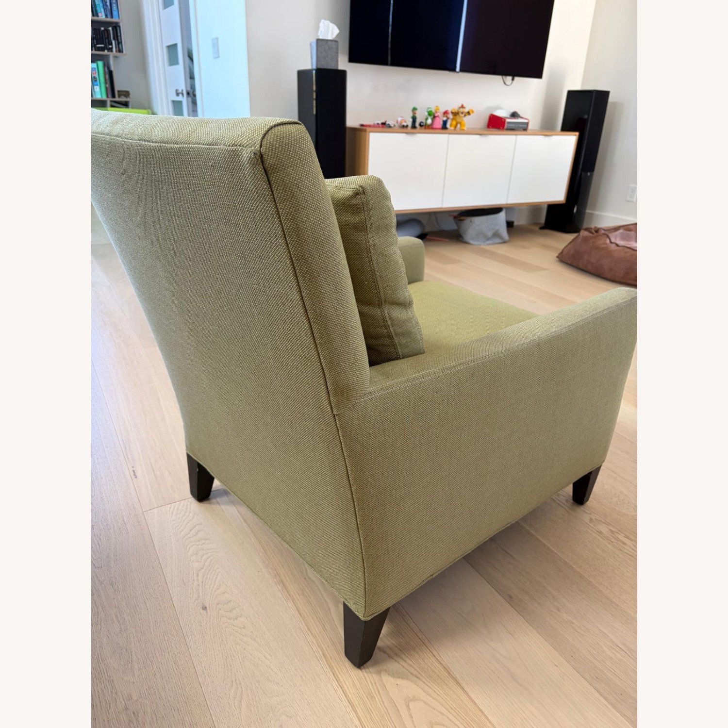 Room & Board Green Fabric Accent Chair - image-3
