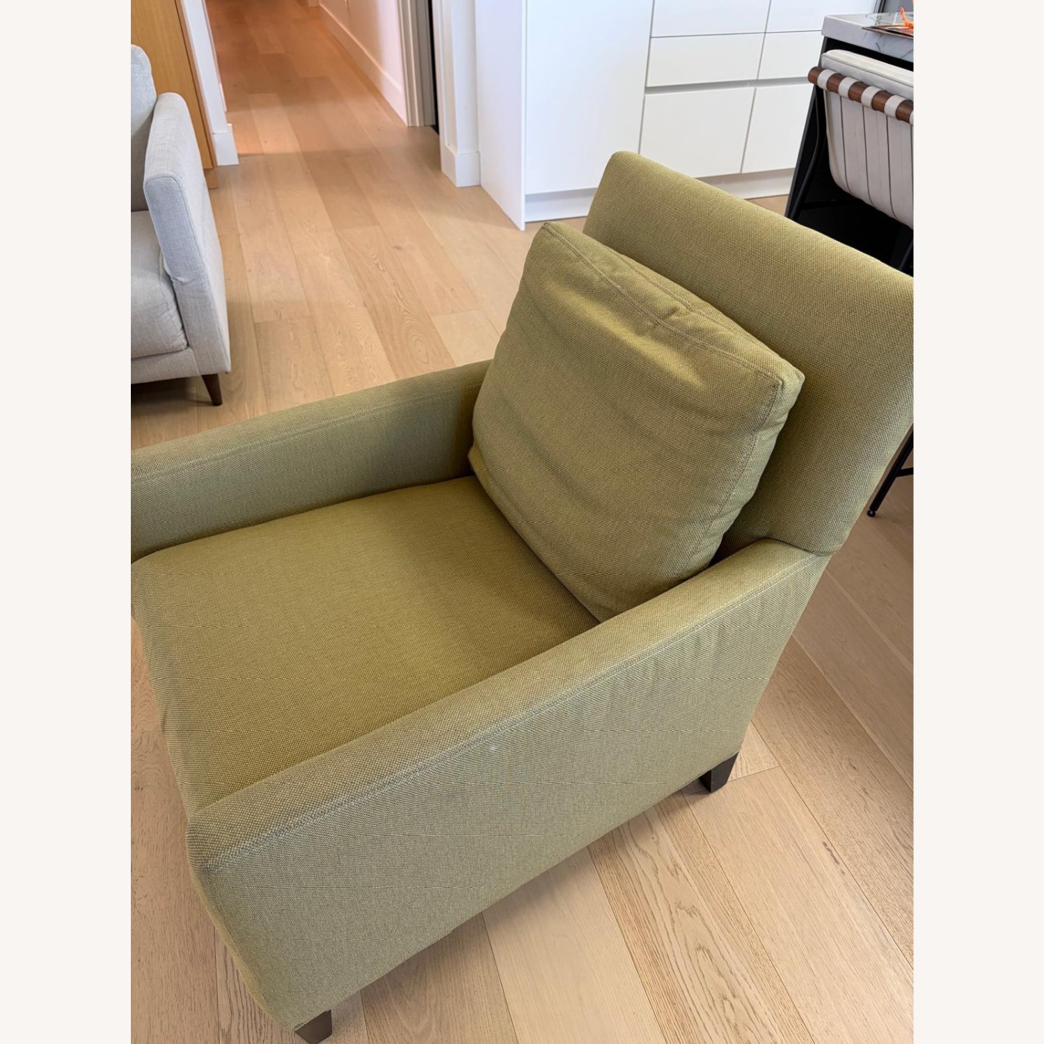 Room & Board Green Fabric Accent Chair - image-2