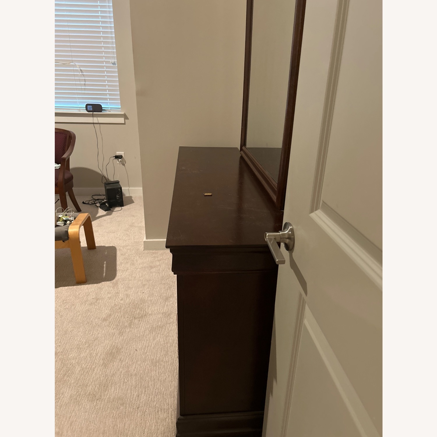 Ashley Furniture Dark Brown Wood Dresser - image-3