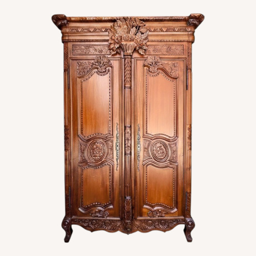 Used Louis XV 19th Century French Armoire for sale on AptDeco