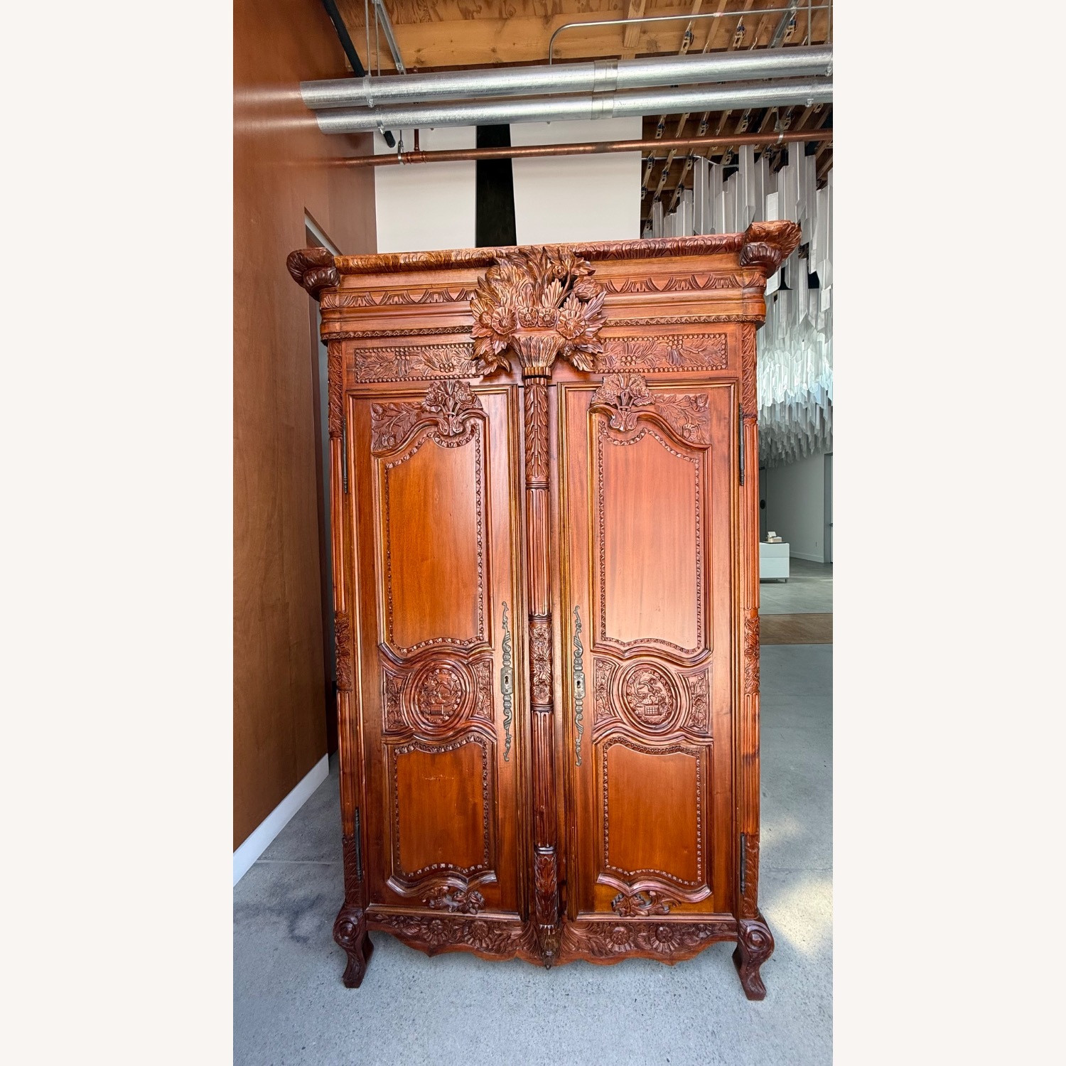 Louis XV 19th Century French Armoire - image-1