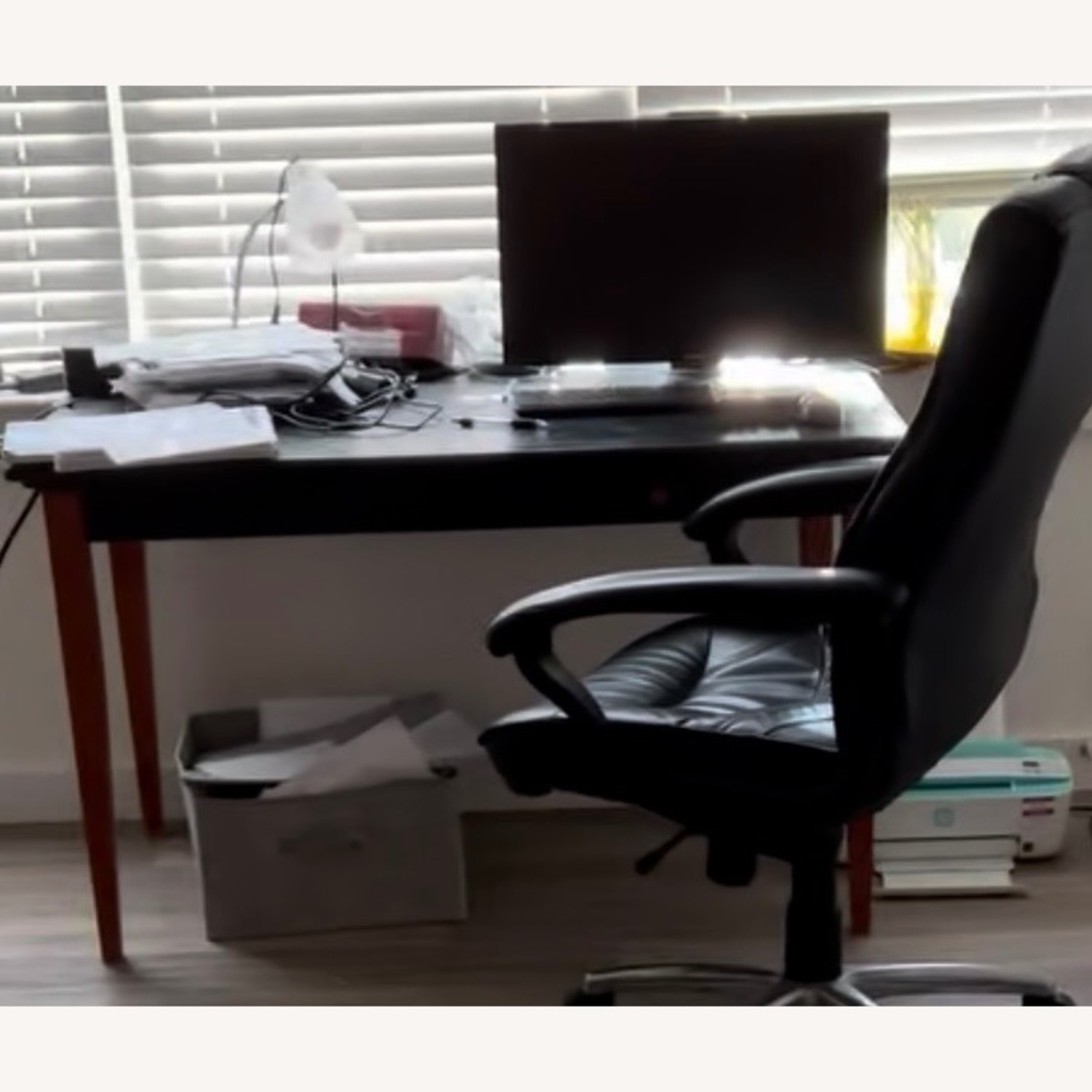 Hand Made Wooden Desk - image-3