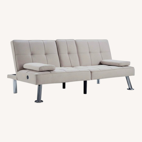 Used Wayfair Light Gray Futon for sale on AptDeco