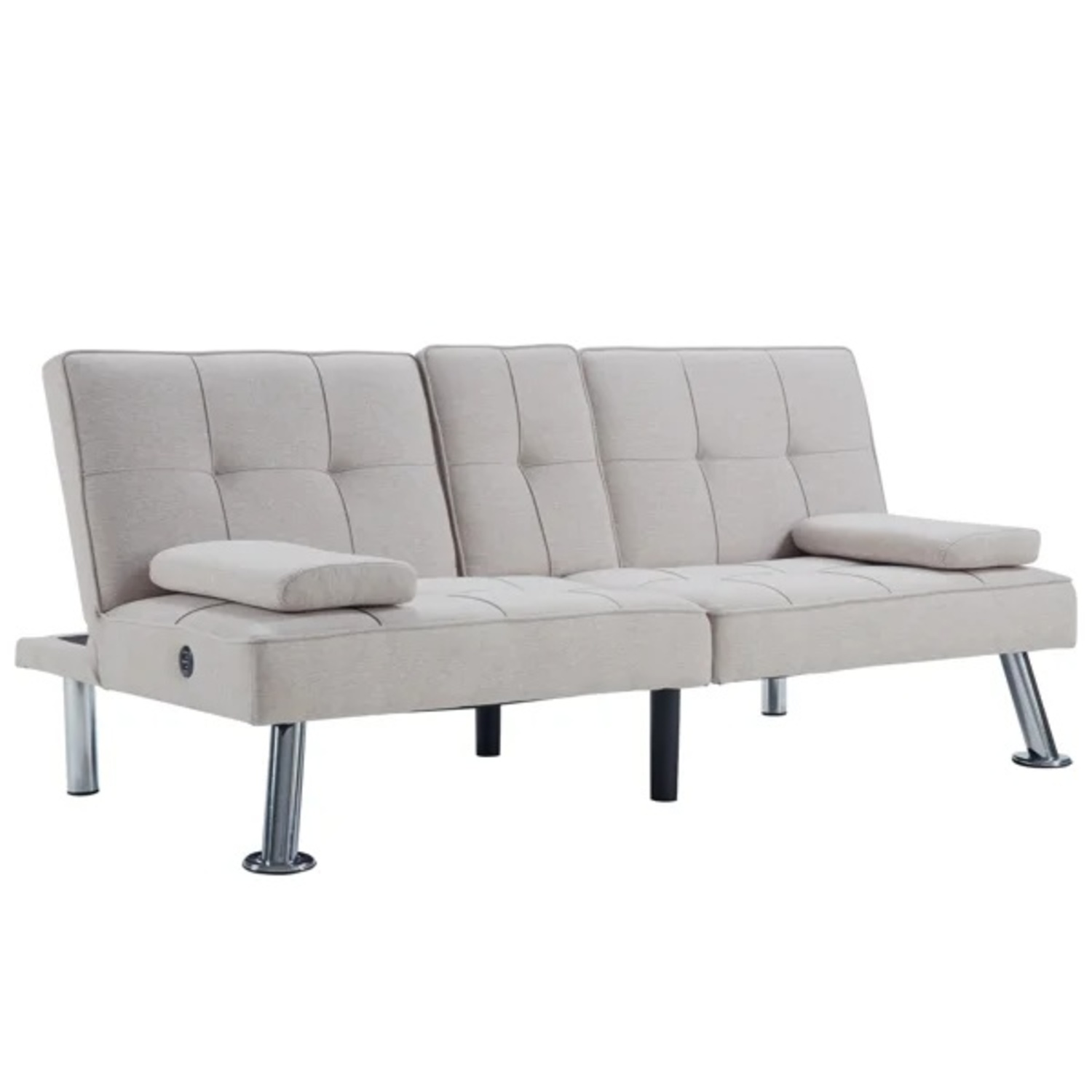 Wayfair Light Gray Futon - image-6