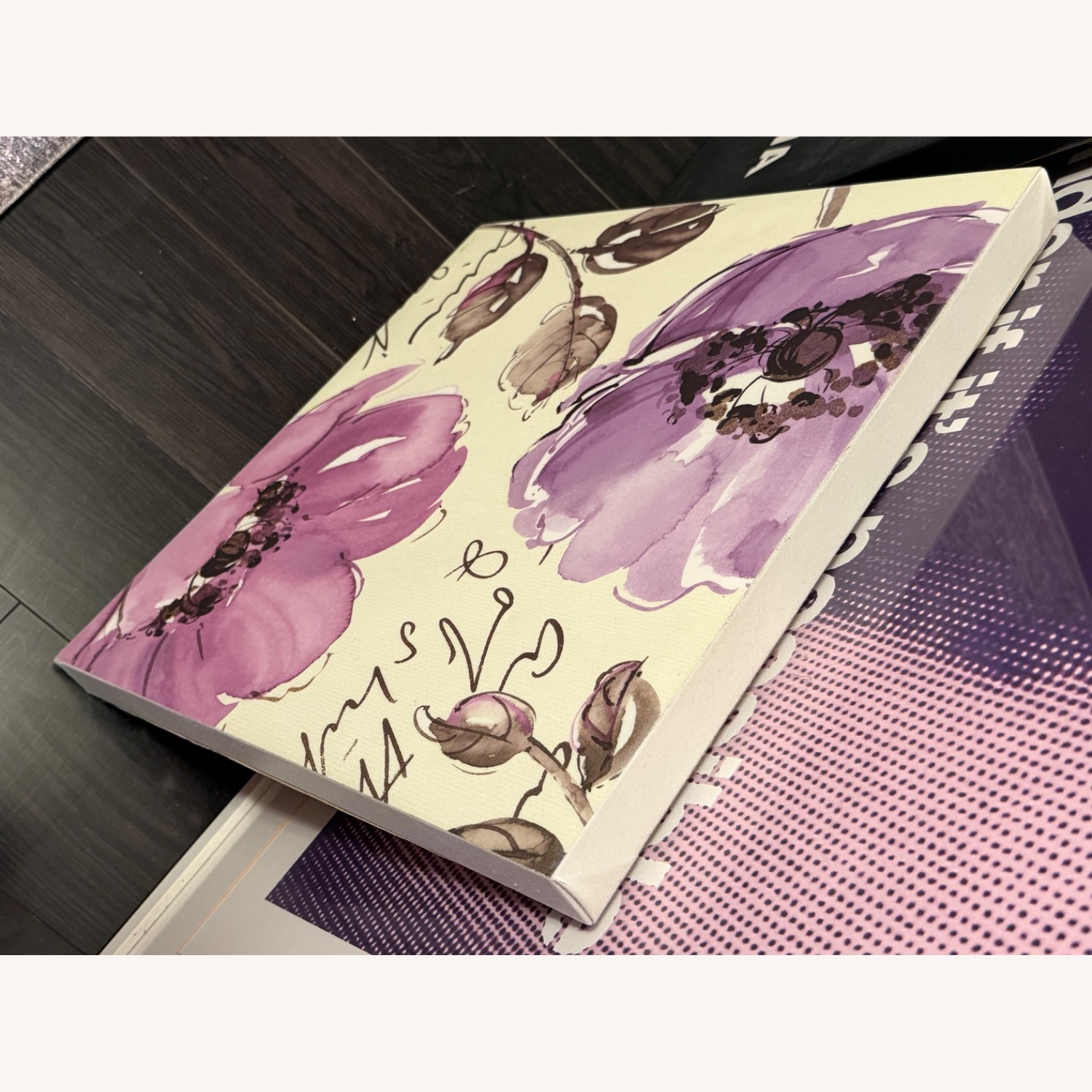 Purple Floral Art - image-3