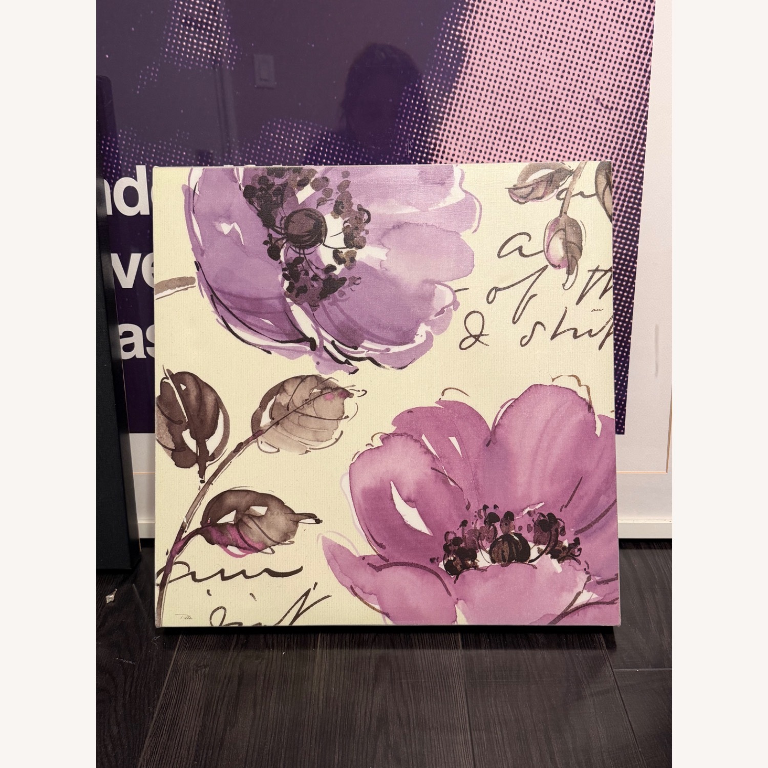 Purple Floral Art - image-2