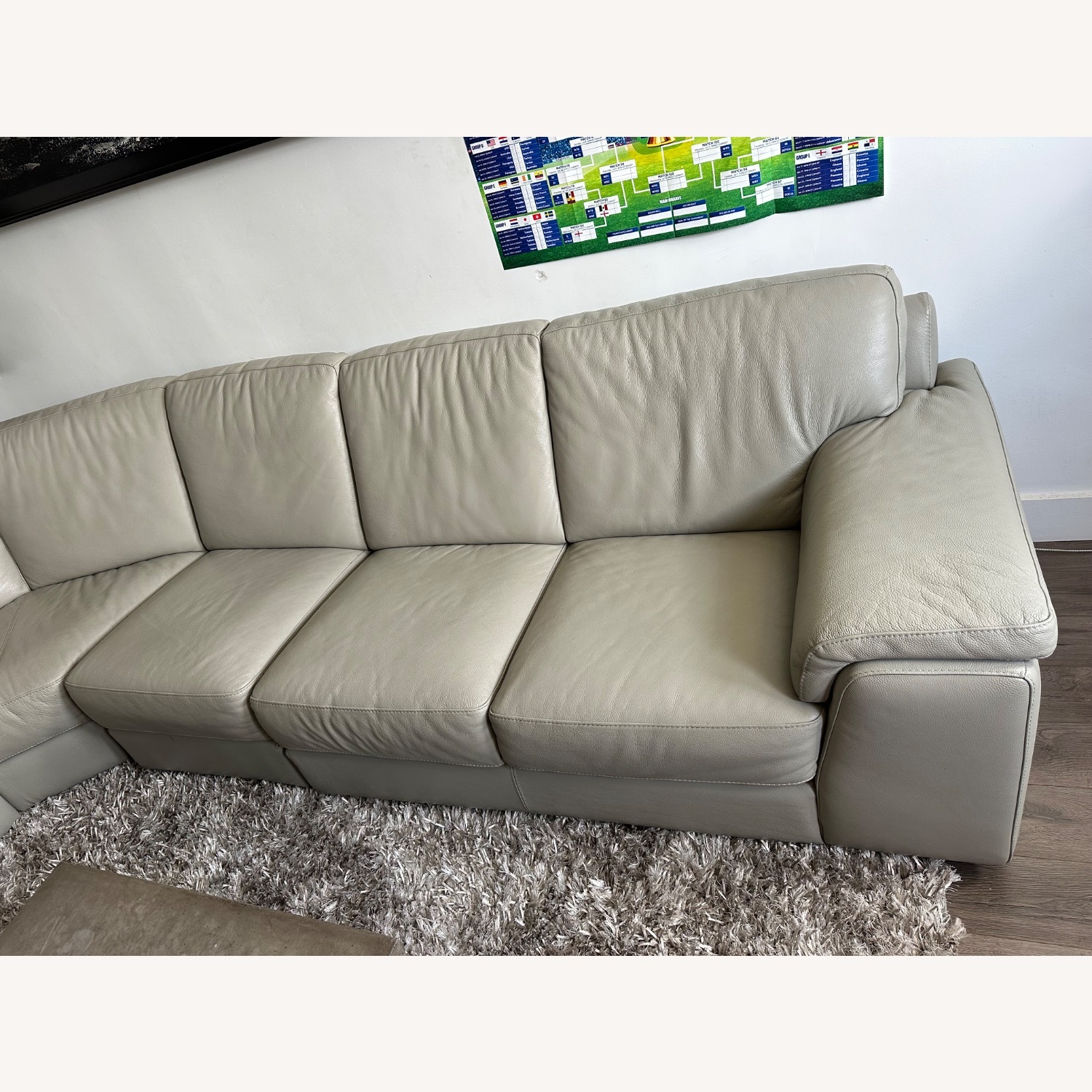 Chateau D'ax Natural Leather 3+ Piece Sectionals - image-2