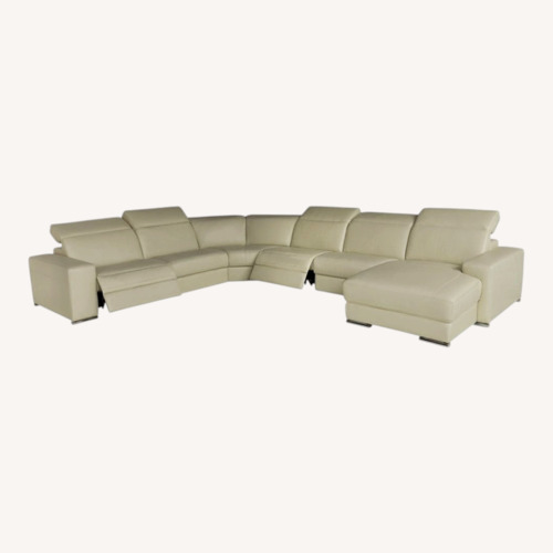 Used Chateau D'ax Natural Leather 3+ Piece Sectionals for sale on AptDeco