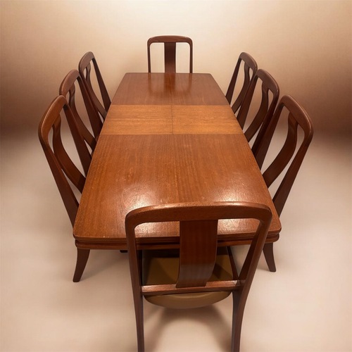 Used Vintage/Antique Wood Dining Set 8 Chairs for sale on AptDeco