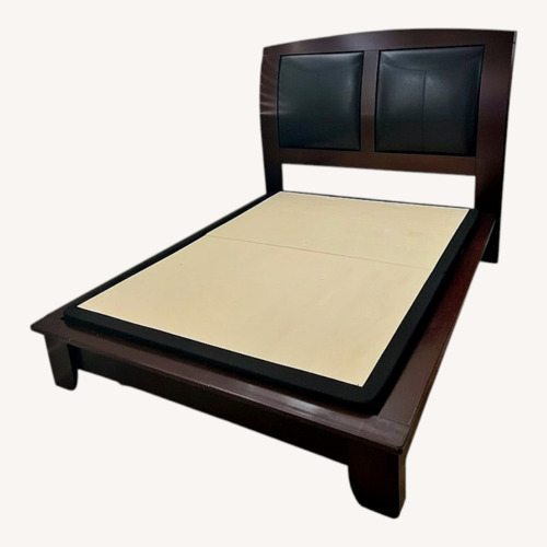 Used Wood Queen Bed for sale on AptDeco