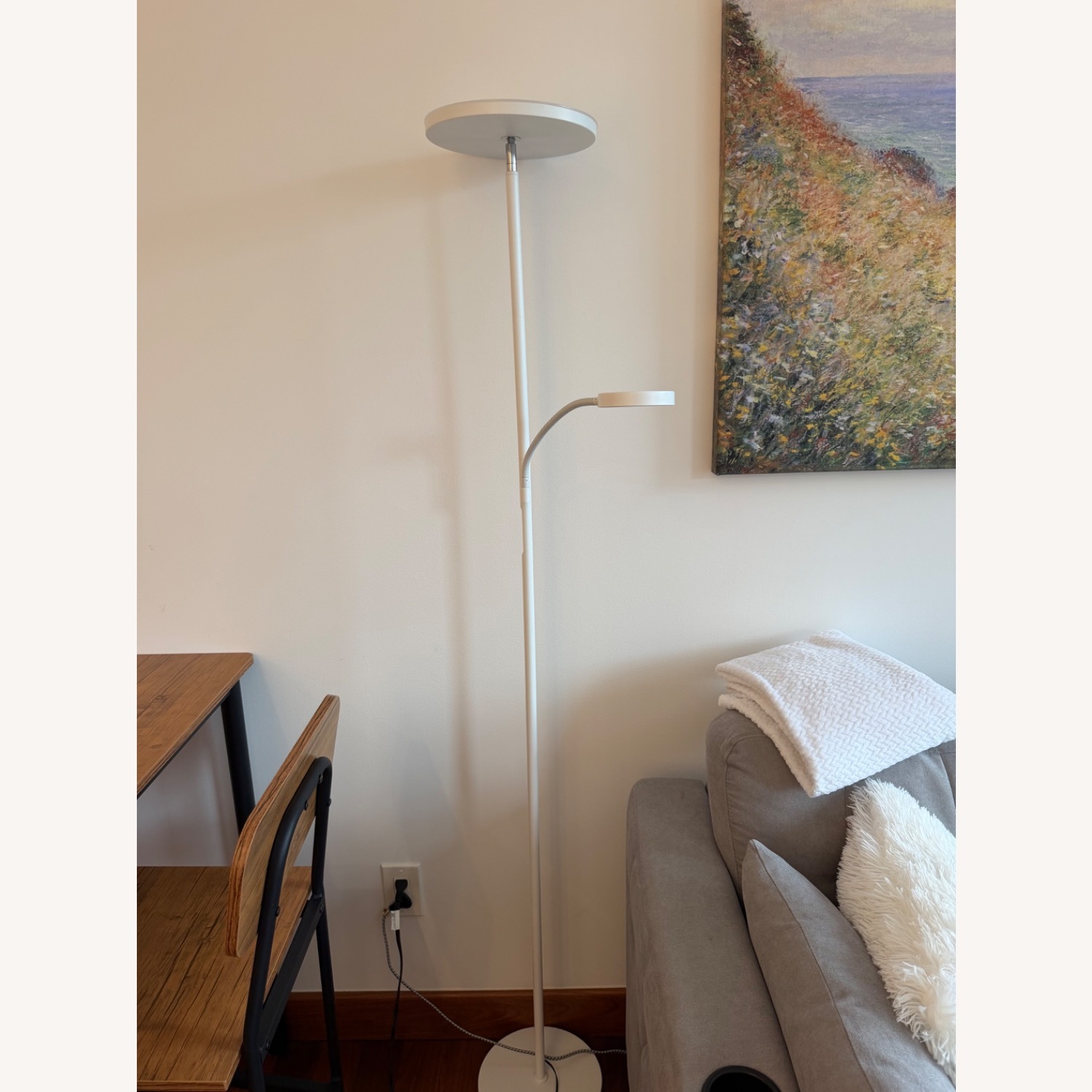 Wayfair Jernell 70" LED Dimmable Torchiere & Floor Lamp - image-1